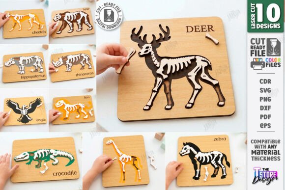Animal Skeleton Laser Cut Puzzles: A Brand Designer’s Review