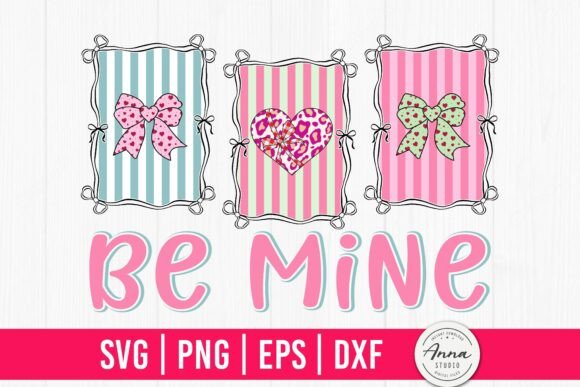 Be Mine SVG: Valentine Graphics for Crafts