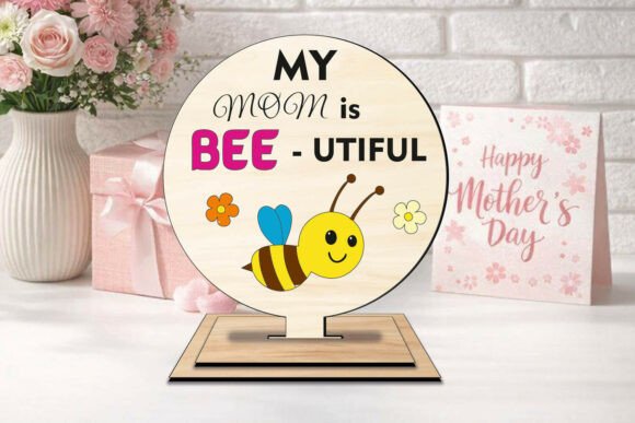 Bee Utiful SVG: Laser Cutting Art for Mother’s Day