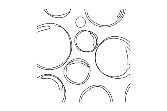 Bubble Pattern Outline: Graphics for Coloring Pages Amp