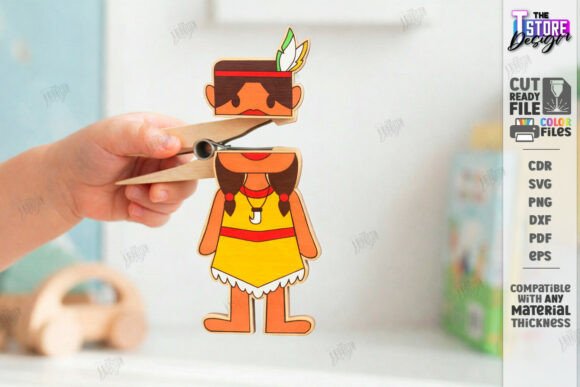 Clothespin Puppets: Laser Cutting Toys Amp Up Playtime