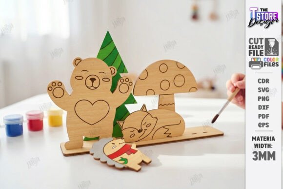 Coloring Montessori Toy for Kids Laser: Embroidery Review