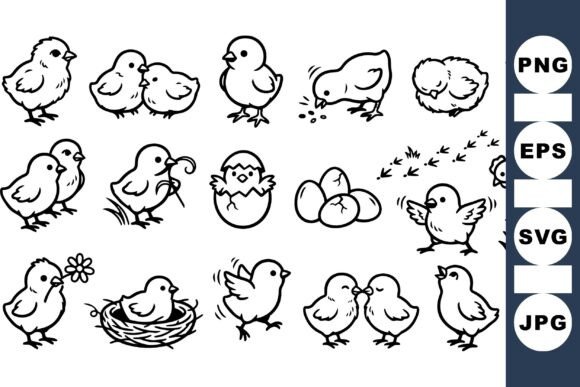 Cute Baby Chick Clipart Set: Graphics & Crafts Review