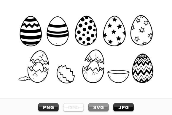 Easter Decorative Egg Clipart Set: Crafts & Graphics Review