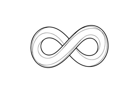 Infinity Symbol Line Art: Graphics & Coloring Pages Amp
