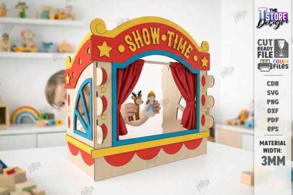 Mini Puppet Theater Laser Cut SVG: Toys Amp Design Review