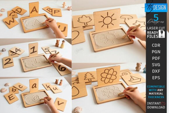 Sensory Sand Tray Laser Cutting Set: A Toys Amp Design Asset Review
