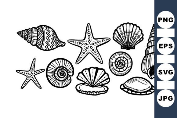 Vintage Seashell Clipart Set: A Graphics & Crafts Review