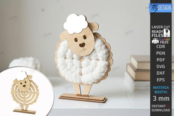 Yarn Wrapped Animals: Laser Cutting Art Amp Review